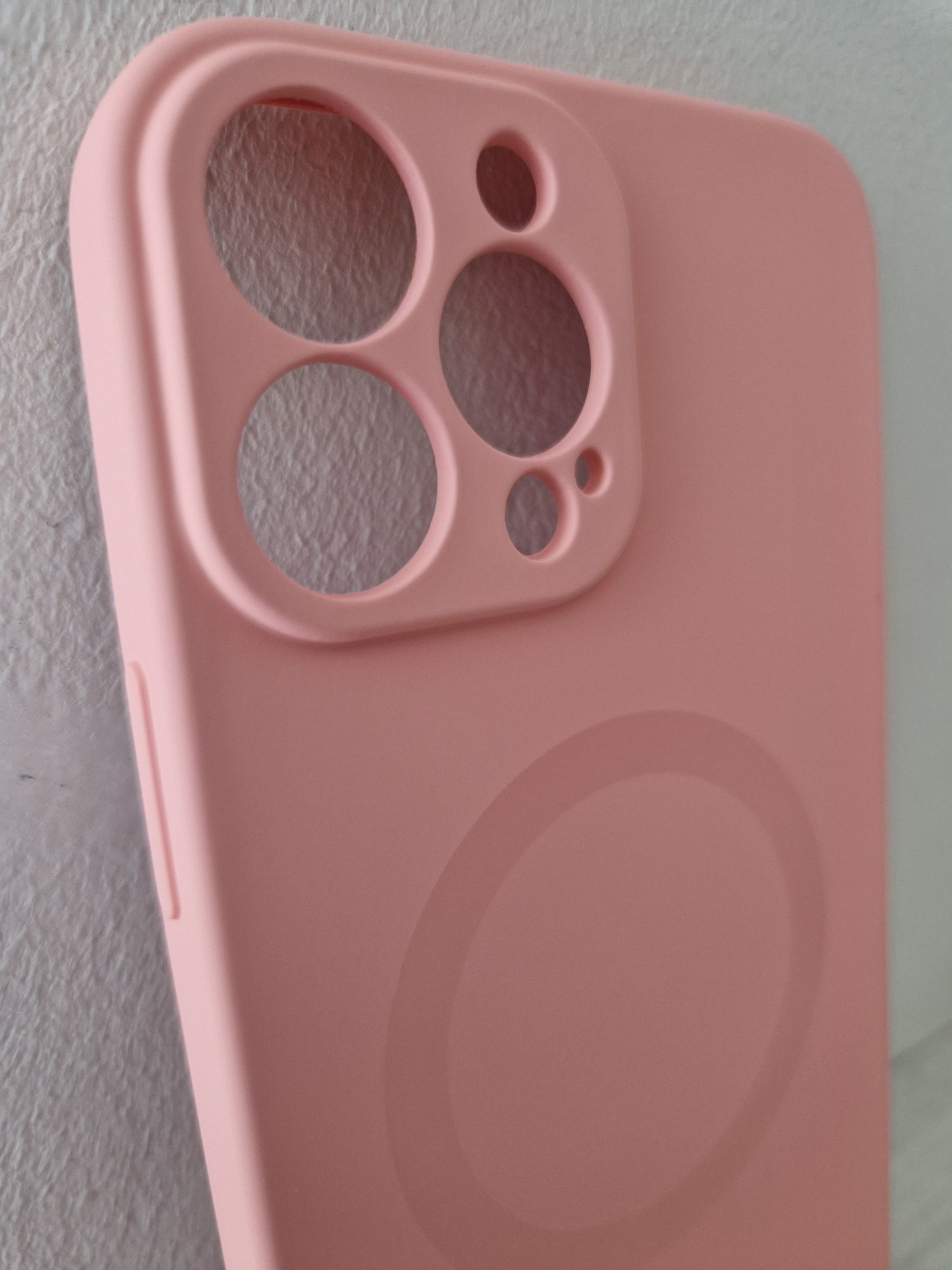 TEL PROTECT MagSilicone Case do Iphone 13 Pro Max Jasnoróżowy