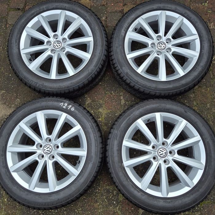 NOWE KOŁA ZIMA VW POLO SEAT IBIZA SKODA FABIA 185/60 R16 BRIDGESTONE 5x100