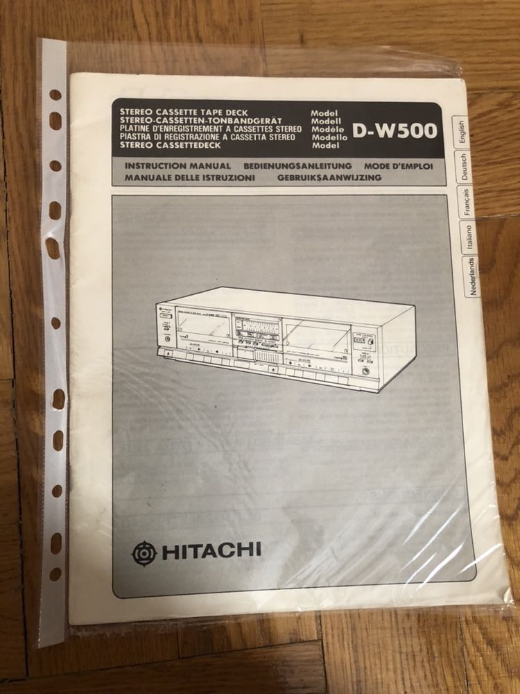 Касетна дека HITACHI D-W500