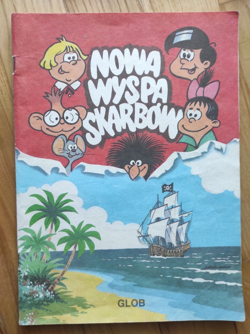 Komiks PRL Nowa wyspa skarbów. 1988. Wydanie I