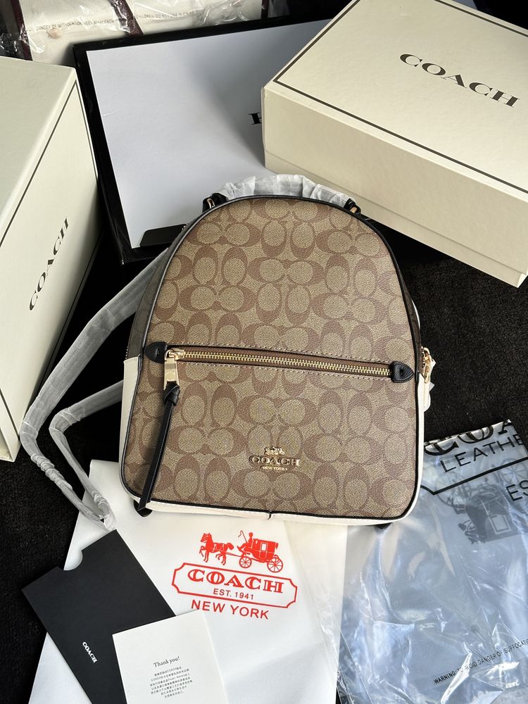 Рюкзак Coach Jordyn Backpack in Signature Canvas (Арт: 99060)