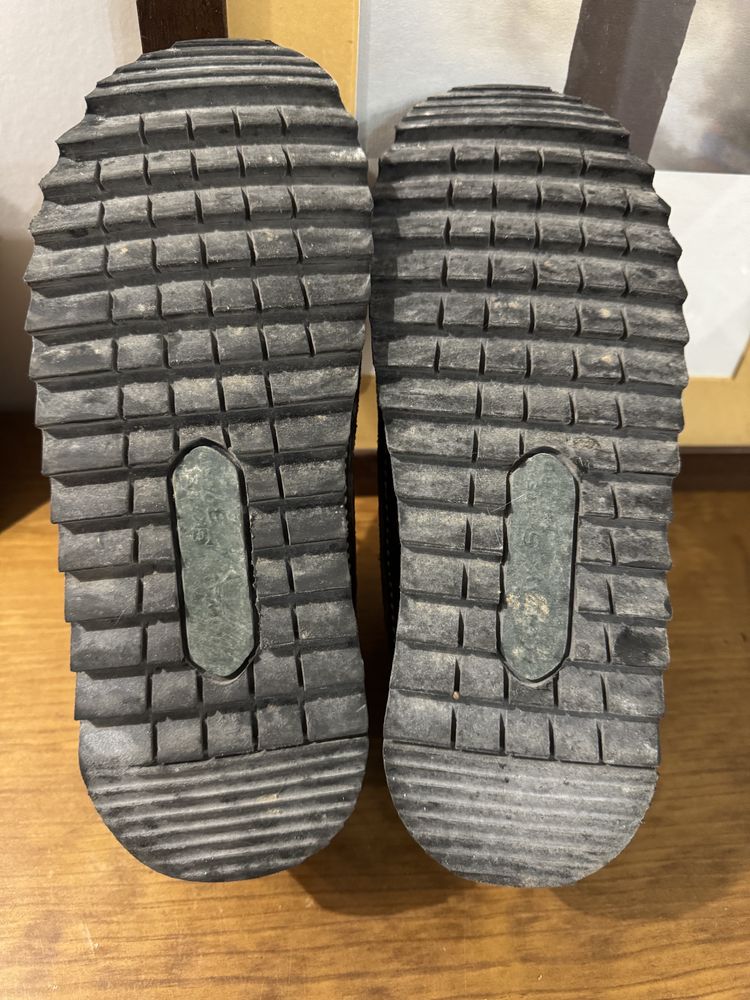 Sapatos em pele genuína - ecoway - tam. 37 unisexo