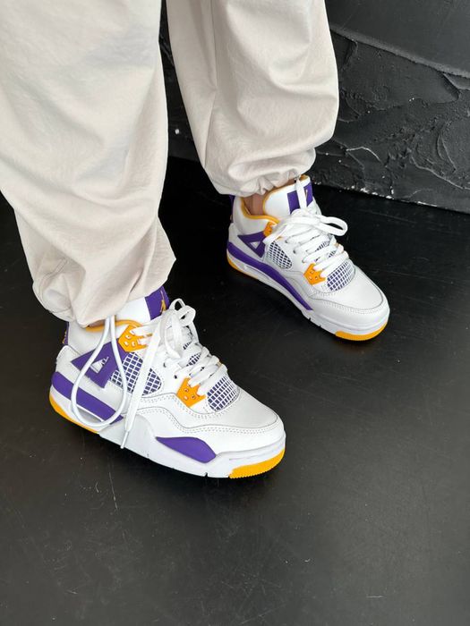 Buty Nike Air Jordan Retro 4 Lakers 36-40 damskie trampki