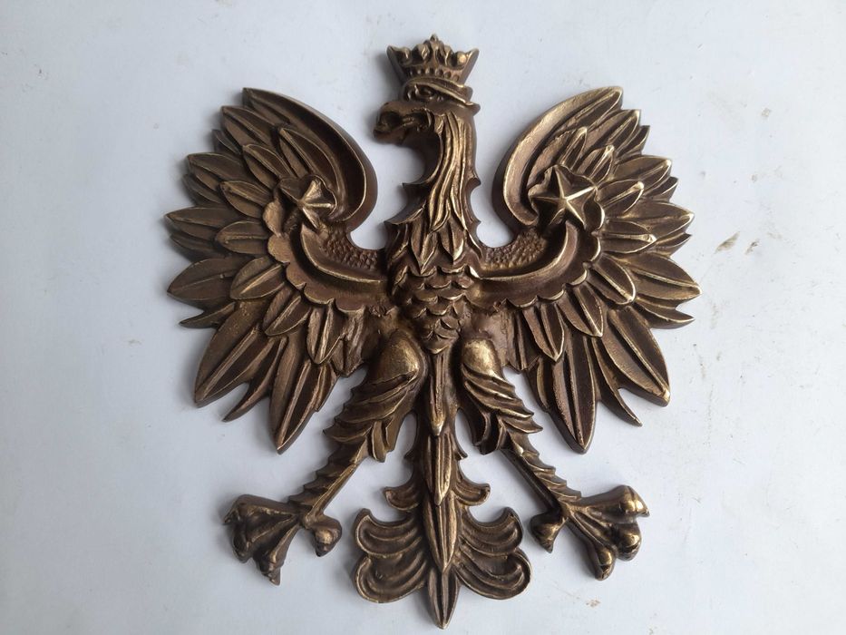 Polski orzeł godło państwowe wzór 1927 rok (15 cm)