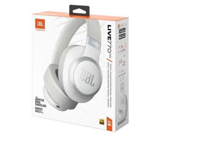Навушники JBL Live 770NC Black/White (нові, гарантія 12міс.)