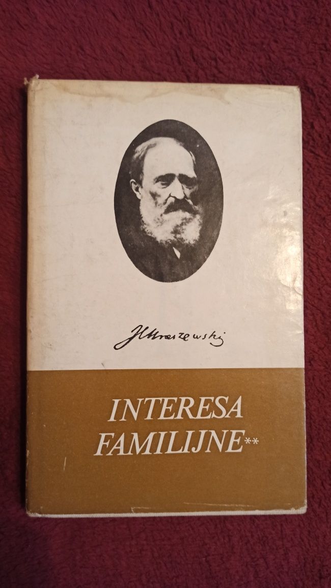 Książka Interesa familijne - J. I. Kraszewski