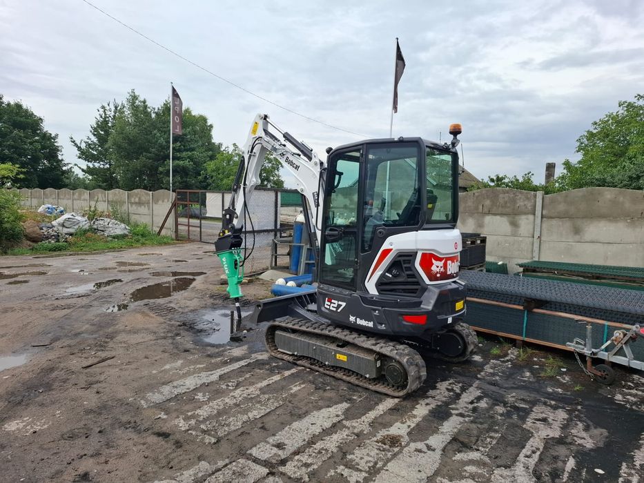 Usługi minikoparka 2 i 3tony, wynajem minikoparki, przyłącza wody