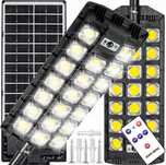 Lampa solarna 2400W czujnik ruchu zmierzchu ogrodowa z pilotem