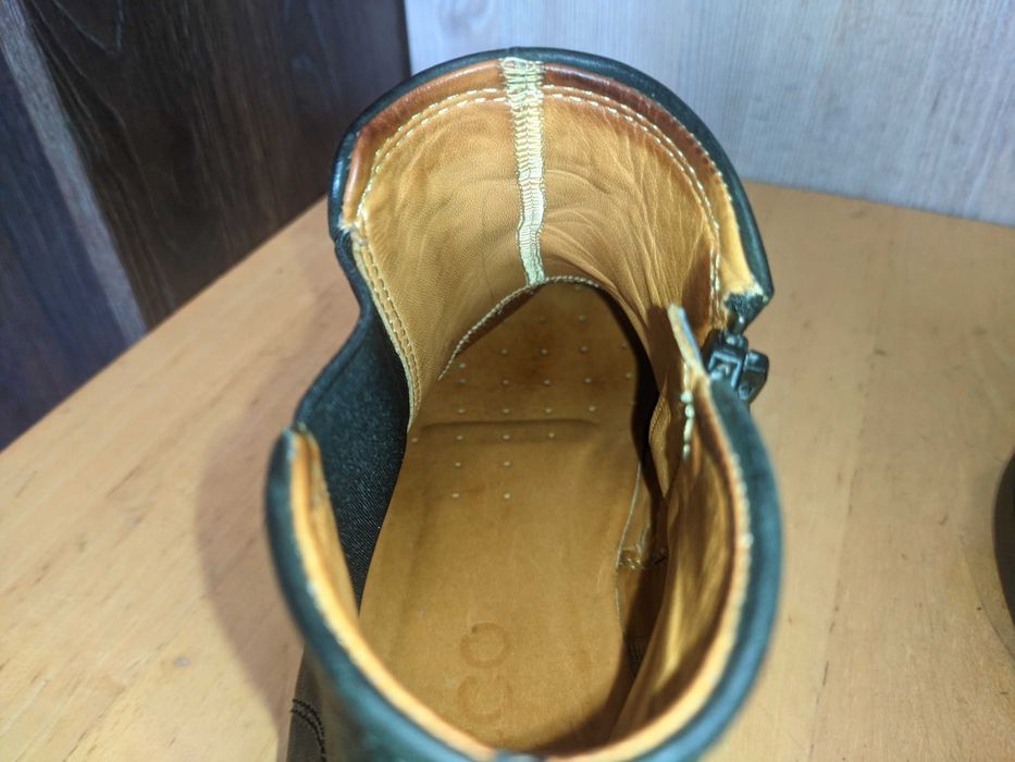 Ecco - кожаные ботинки челси