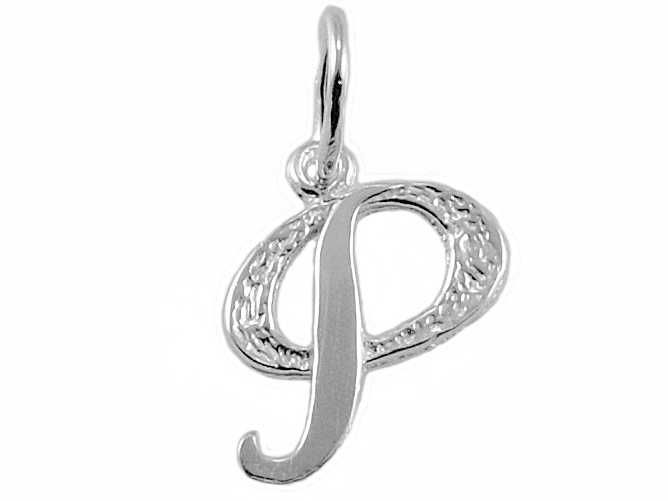 VERSIL wisior wisiorek charms literka alfabet P SREBRO 925