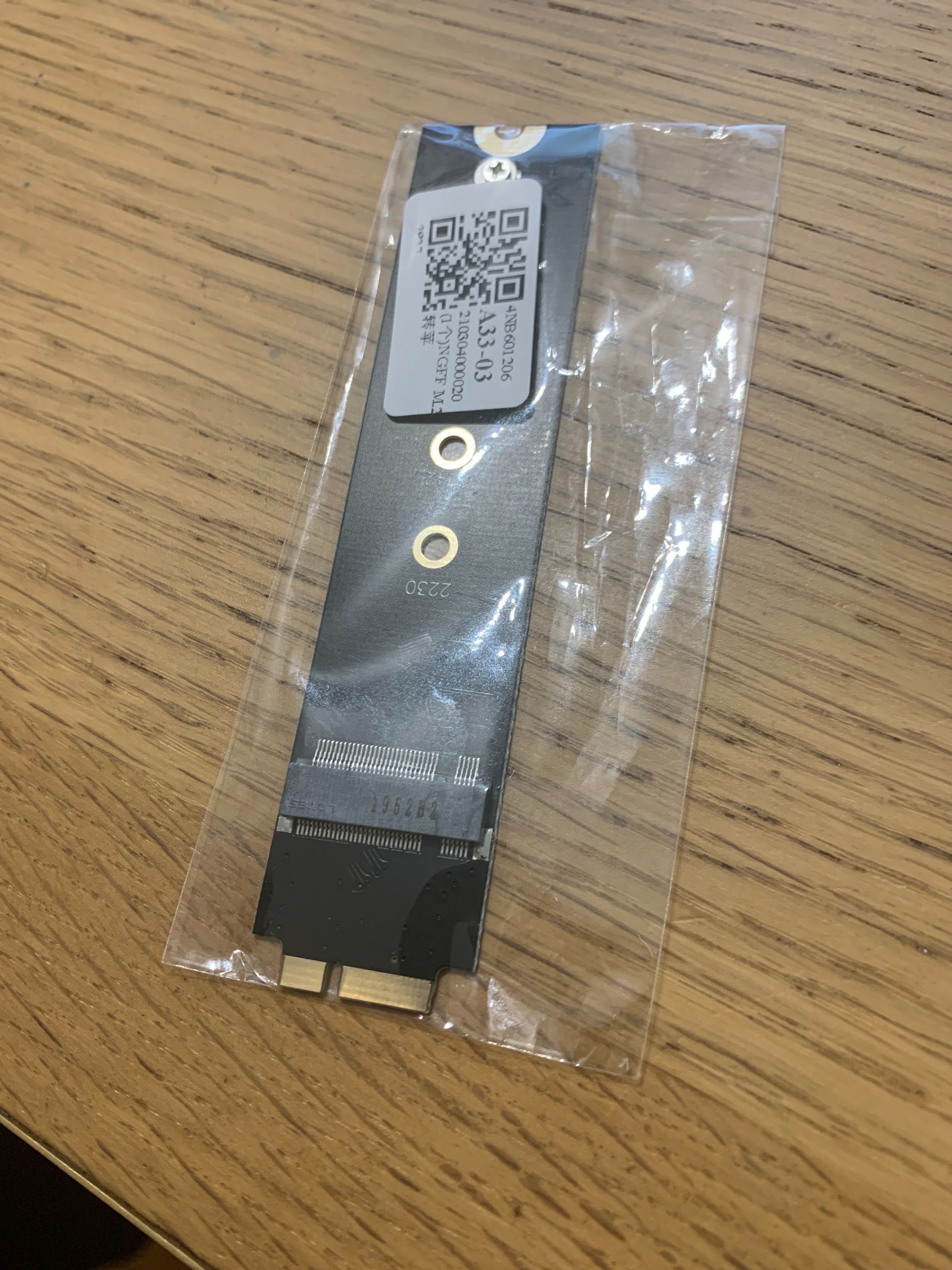 Adaptador de discos MacBook para M2 sata B key e NGFF