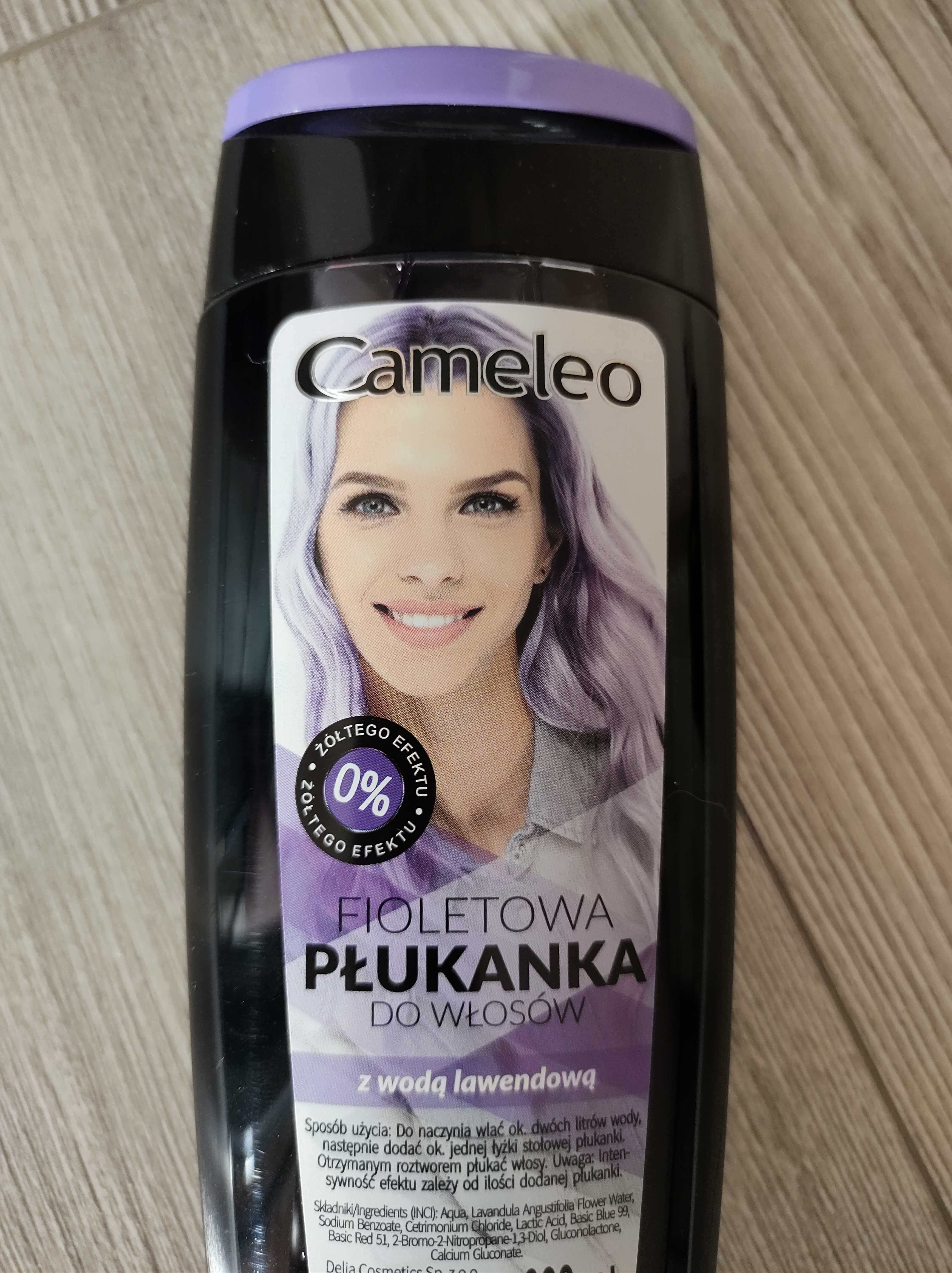 Płukanka do włosów, fioletowa