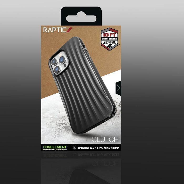 Pokrowiec Raptic X-Doria Clutch Etui do iPhone 14 Pro Max, Czarny