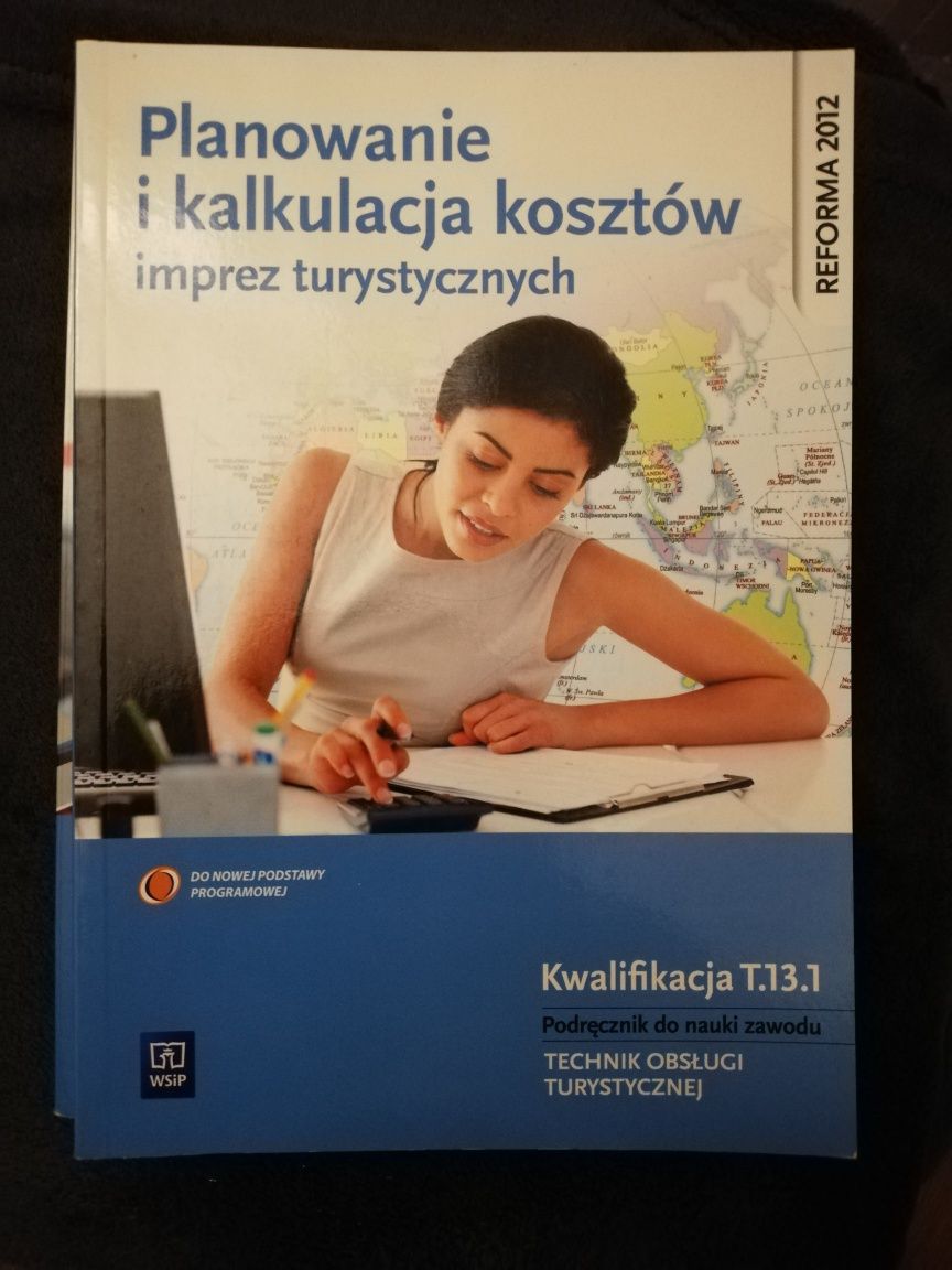 Książki zawodowe (turystyka) do technikum oraz TESTY ZAWODOWE