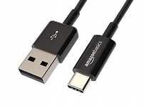 outlet kabel usb - usb typ c amazon basics l6luc009-cs-r 0,9 m czarny