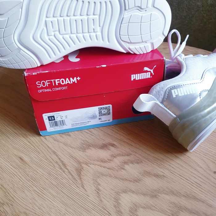 Кросівки Puma 38р. білі жіночі спортивні vision сітка