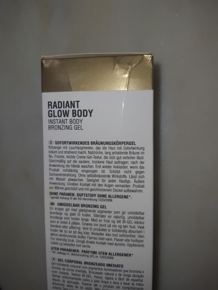 Gel Bronzeador novo