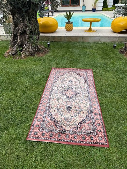 Wełniany kaszmirowy dywan dywanik perski Keshan od Adoros 160x84 cm