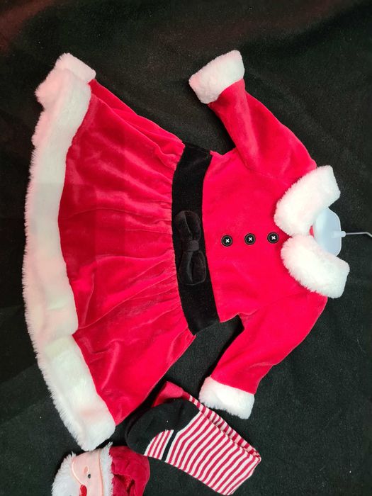 Strój mikołajki dla dziewczynki w roz 62, C&A
