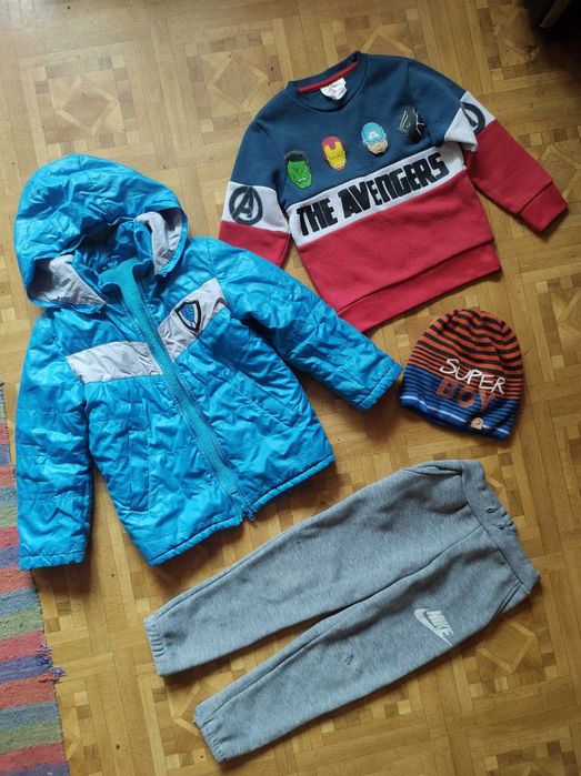 Тепла курточка, теплі штани та речі на рост 110