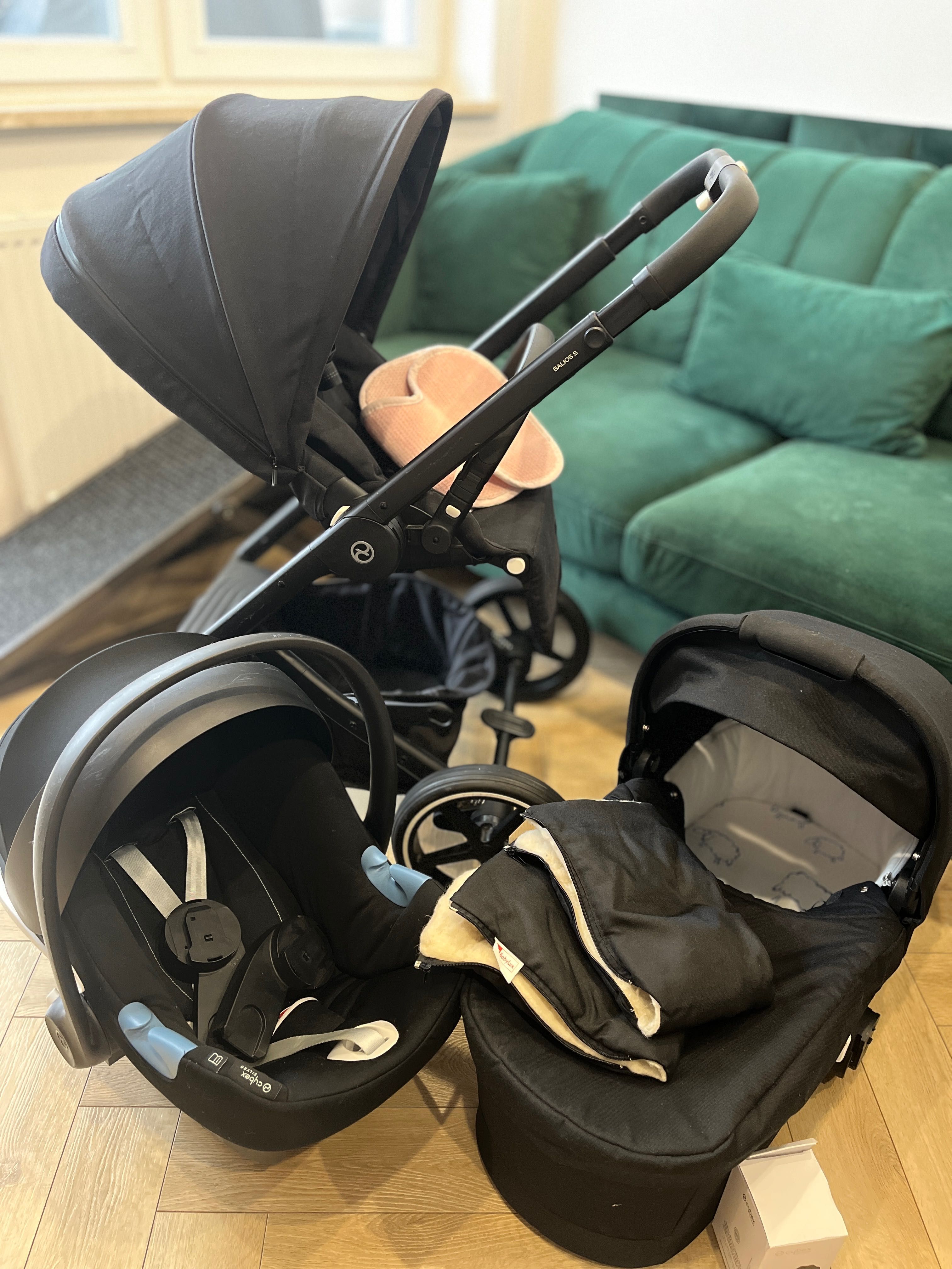 Wózek 3w1 Cybex Balios S Lux czarny