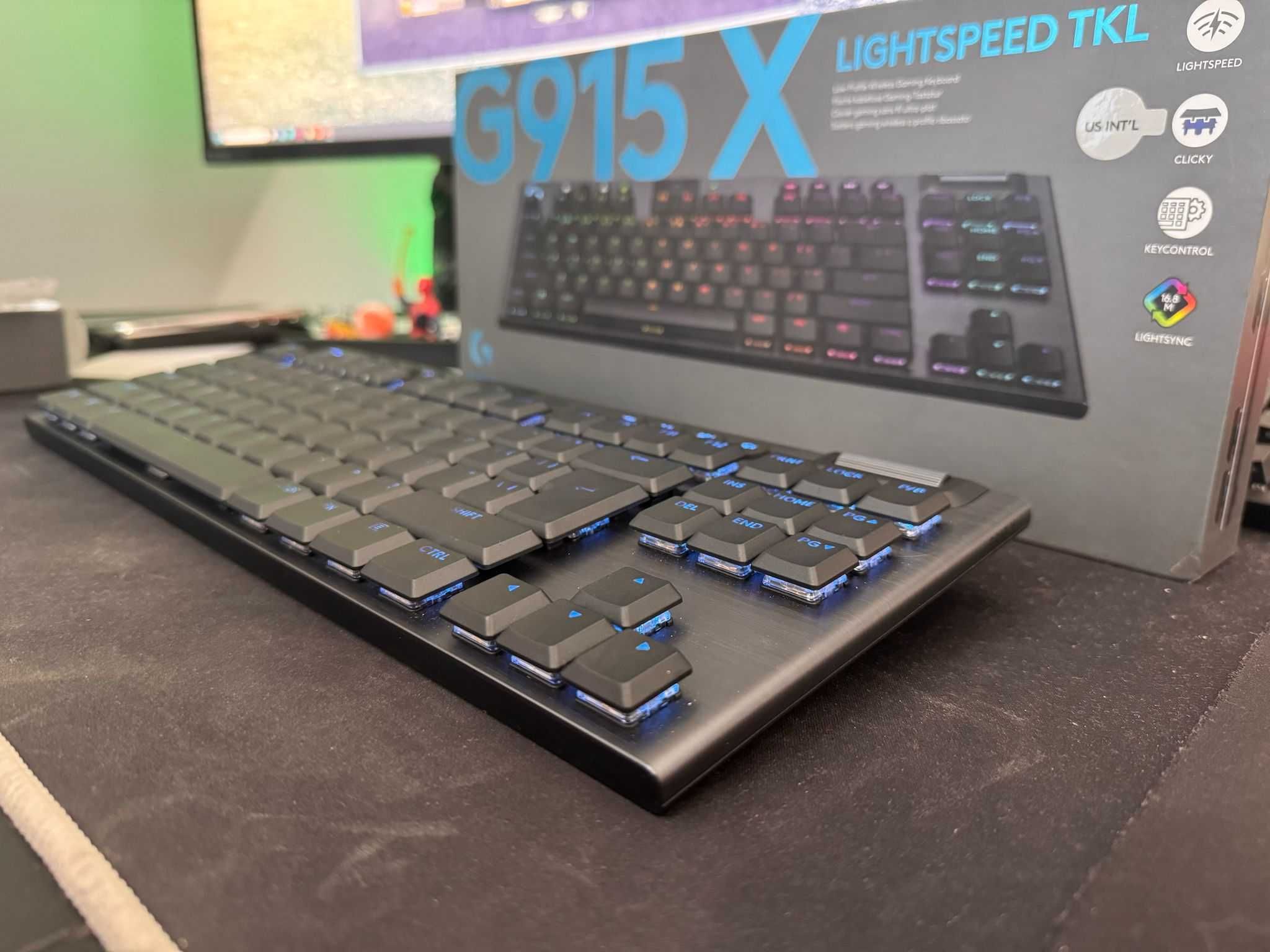 Klawiatura Logitech G915 X Lightspeed TKL CLICKY