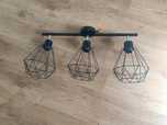 Lampa sufitowa 3 żarówki Loft