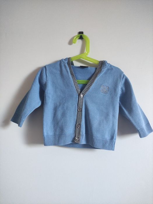 Next sweter rozpinany z kapturem rozmiar 86