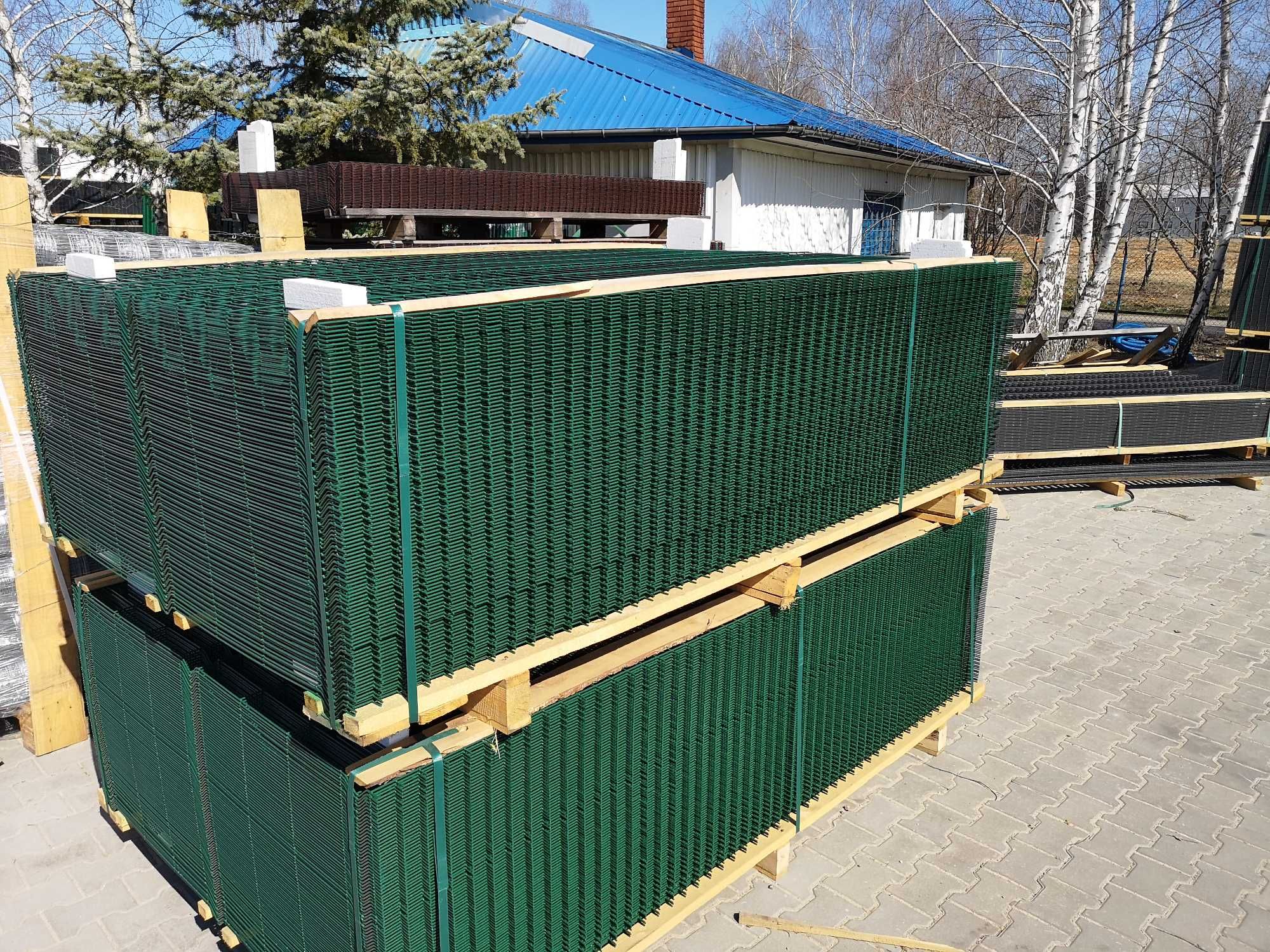 Panel ogrodzeniowy lakierowany ANTRACYT 4mm 120cm ogrodzenie panelowe