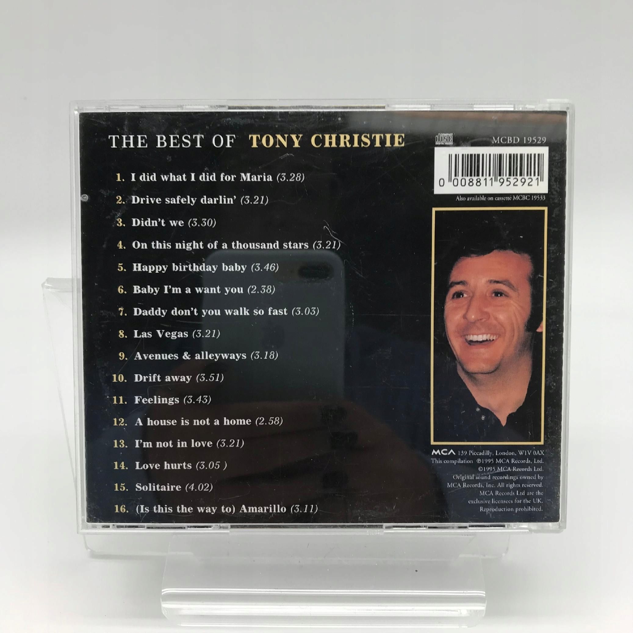 Cd - Tony Christie - The Best Of Tony Christie Pop 1995