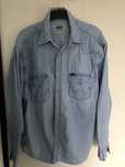 Niebieska koszula jeansowa wrangler uniwersalna styl vintage stan bdb