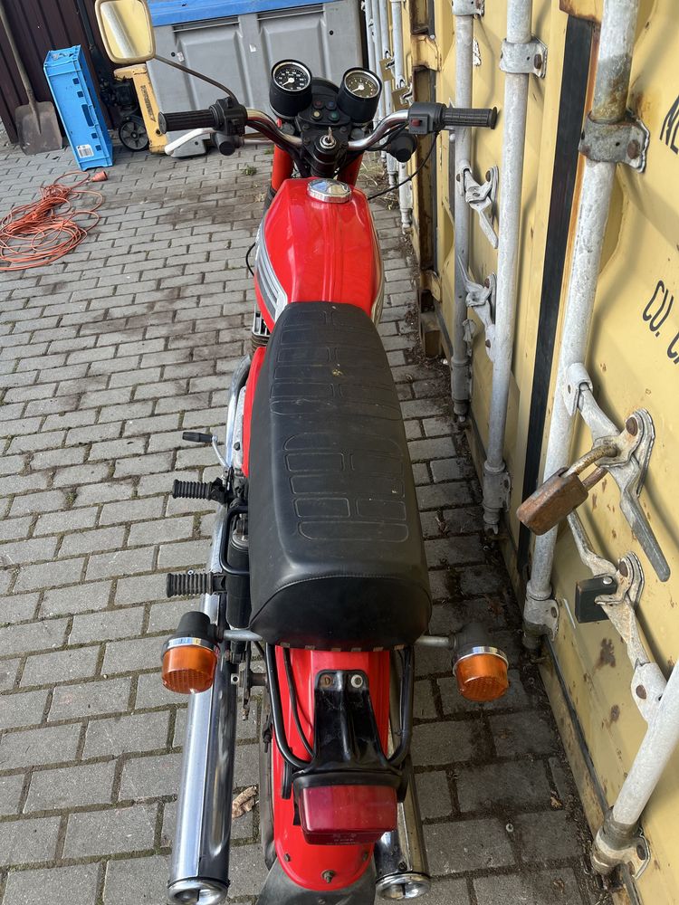Jawa 350 z koszem