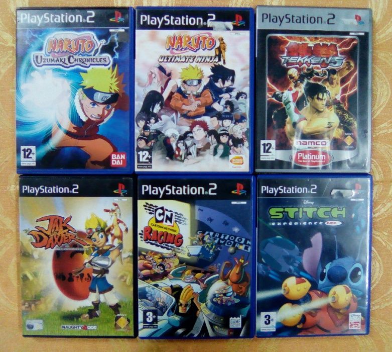 Vários jogos para PlayStation 2