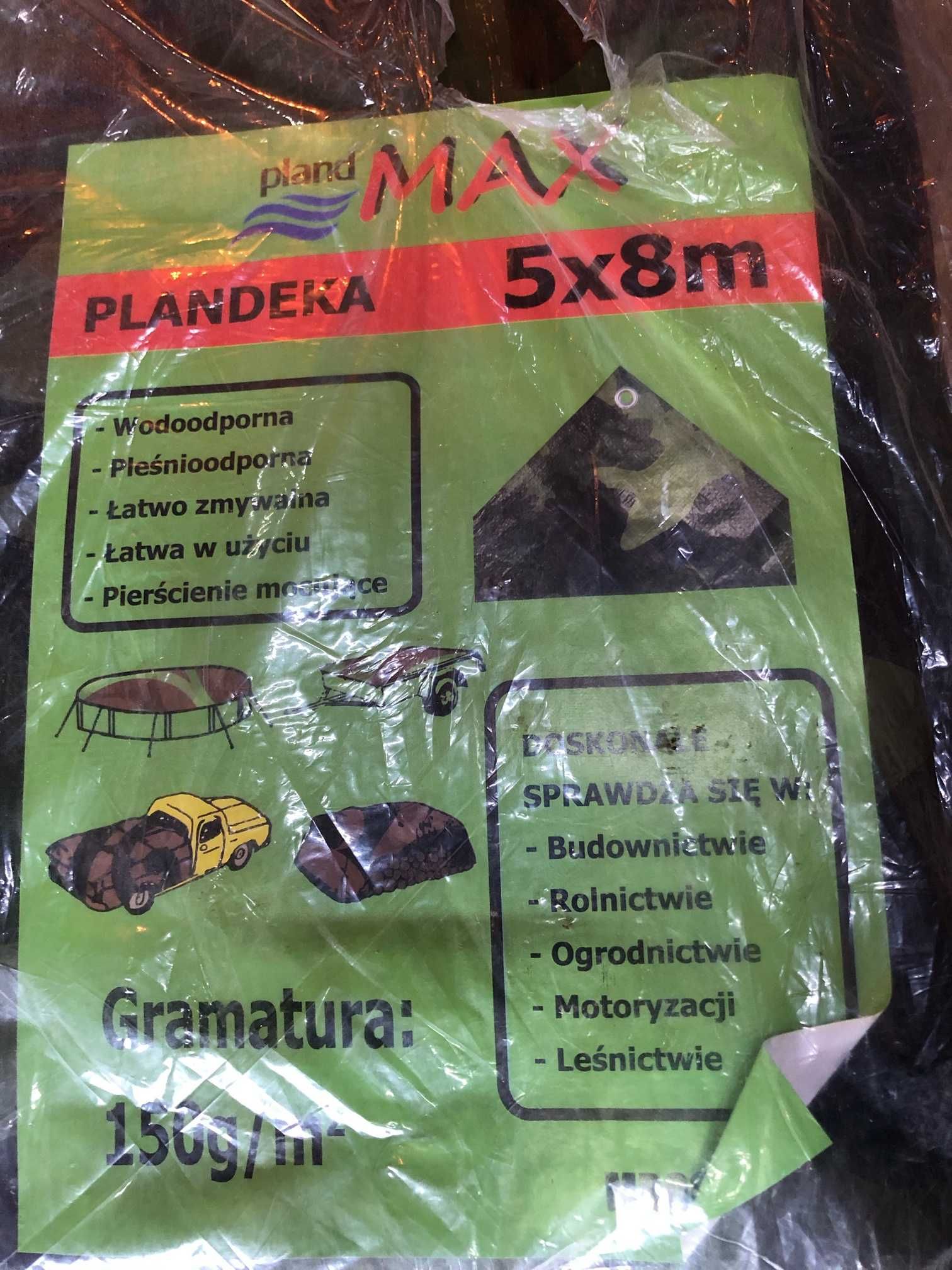 Plandeka moro 5x8 m