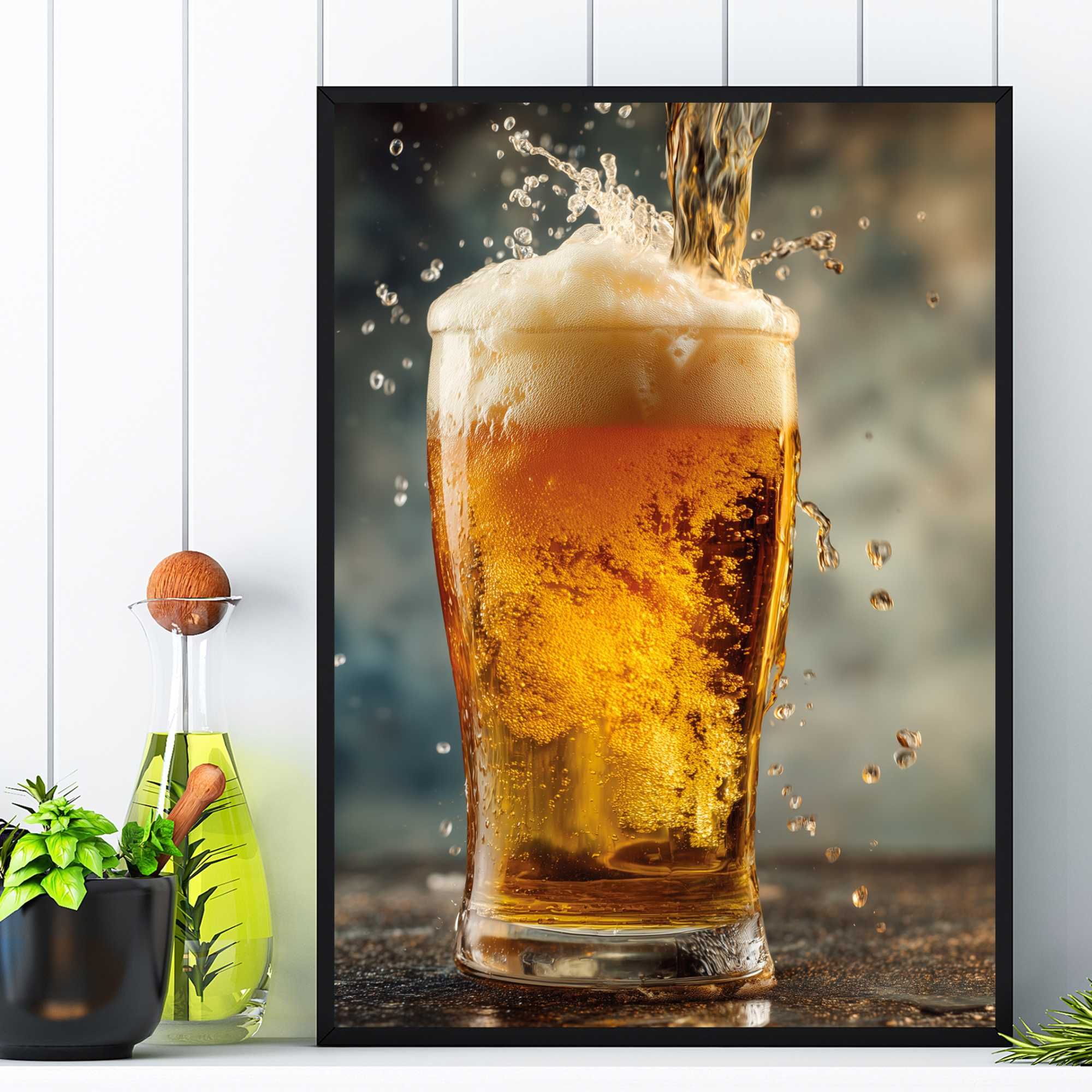plakat reklamowy piwo, plakat piwo do baru i restauracji, plakat piwo