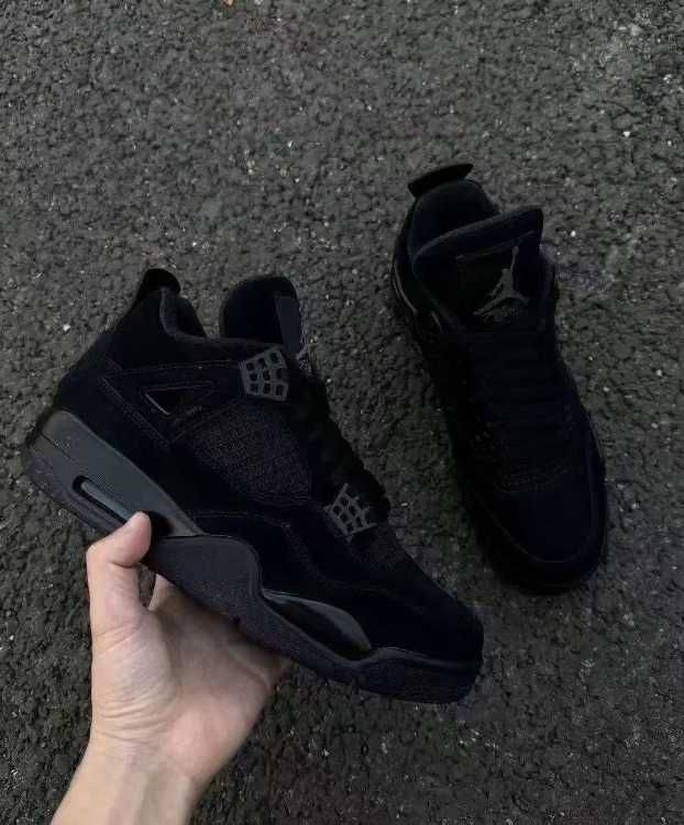 nowy Jordan 4 Retro Black Cat Moda rozmiar.43