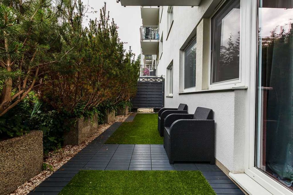 3 pokoje z ogródkiem, nowe budownictwo, osiedle zamknięte, hala