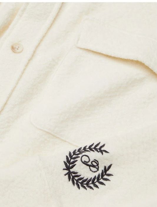 Кремова флісова сорочка Victoria's Secret з довгими рукавами, нова
 ро