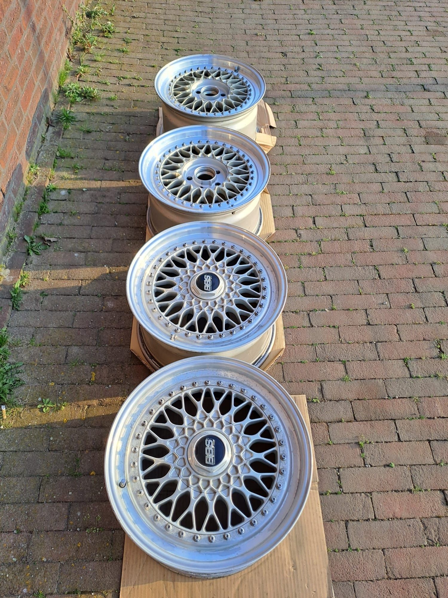 BBS RS 9x17 GTI VR6 3 częściowe E30 M3