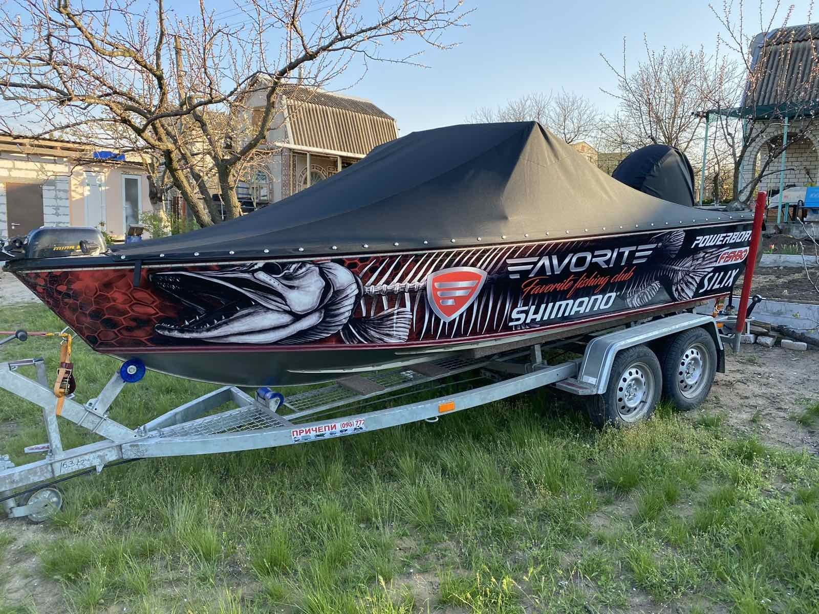 Продам лодку Powerboat 470L, мотор Mercury 115 PRO XS
