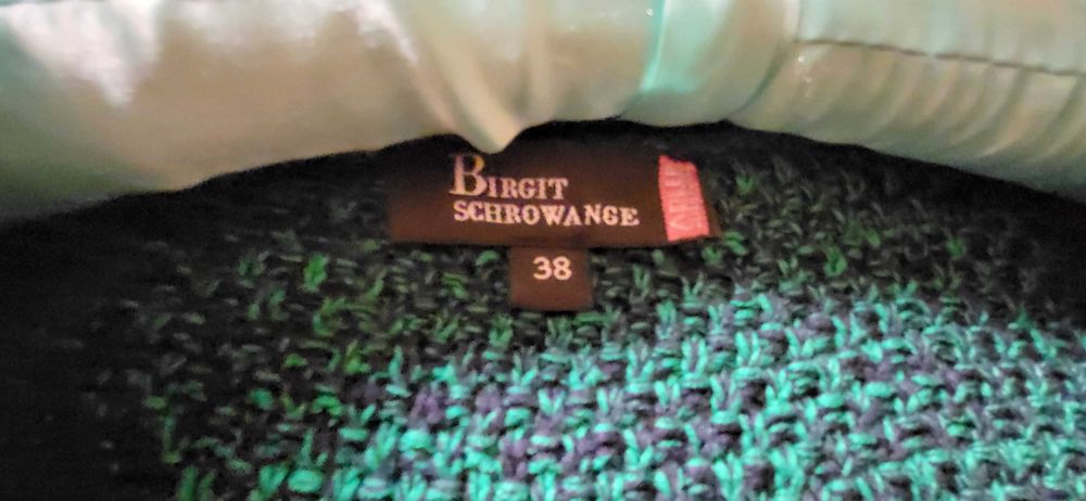 Markowe piękne zielono/granatowe wdzianko 38