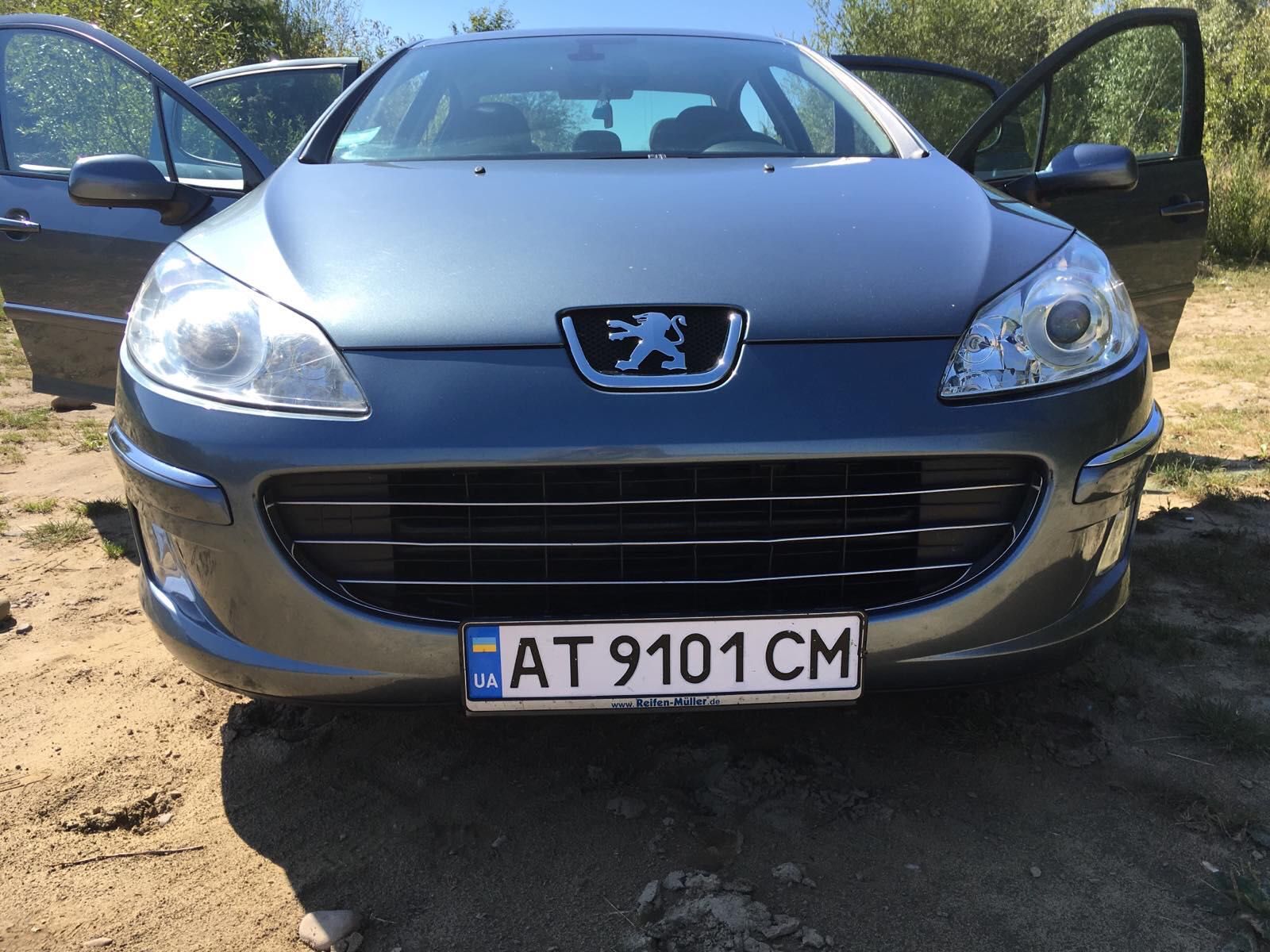 Peugeot 407 2008 рік 2.0 газ/бензин серий, сірий седан