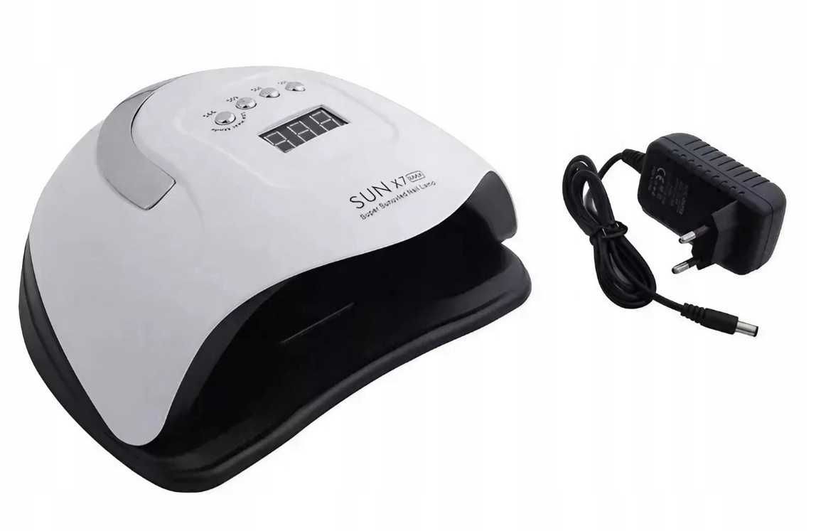 LAMPA DO PAZNOKCI uv do hybryd żeli 220W led sun x7 LCD