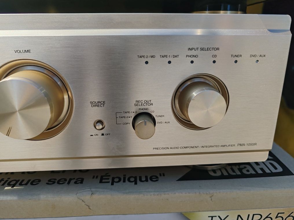 Zestaw Denon wzmacniacz PMA-1055R,tuner, odtwarzacz CD gold silver