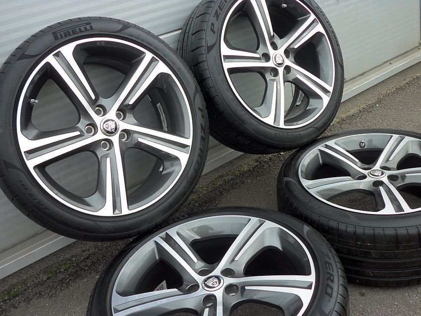 19''KOŁA LETNIE - JAGUAR - NOWY XF - Oryginalne Polerowane - BLADE