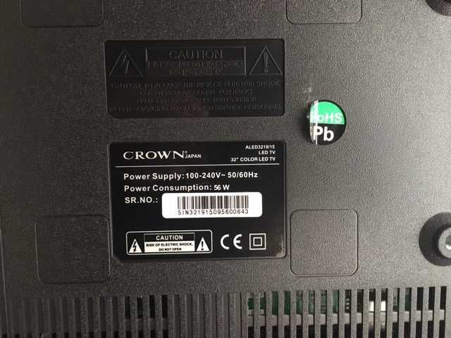 TV CROWN Led 32" (70x40)