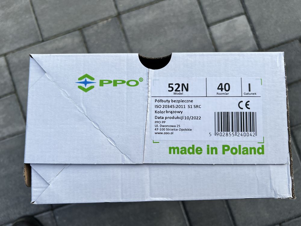 Buty robocze ochronne PPO r.40