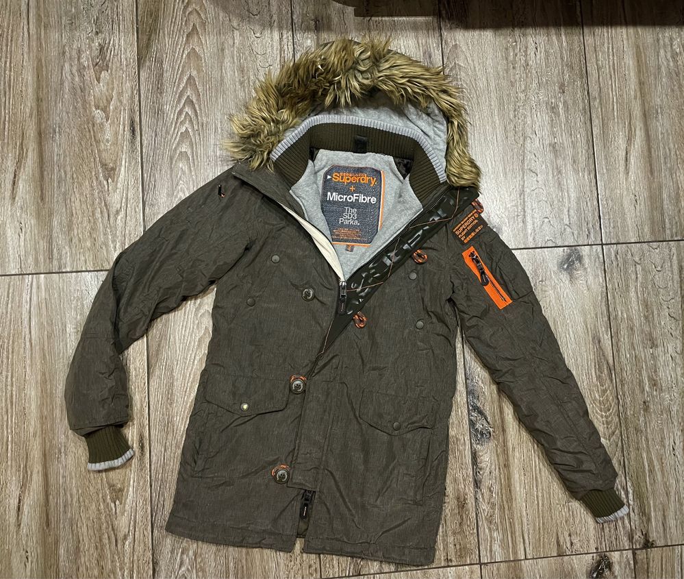 Meska Kurtka PARKA Zimowa SUPERDRY SD3 roz XS