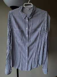 Camisa riscas azul e branca / Blue and white striped shirt