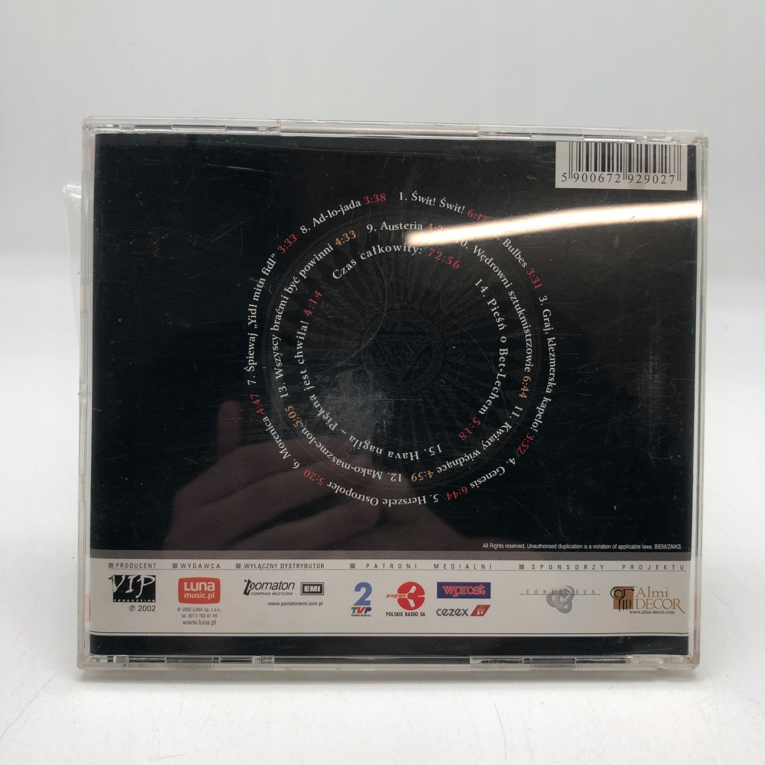 cd - justyna steczkowska - alkimja 2002